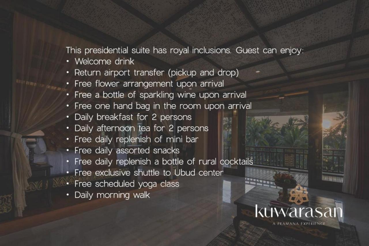 Отель Kuwarasan A Pramana Experience Убуд Экстерьер фото